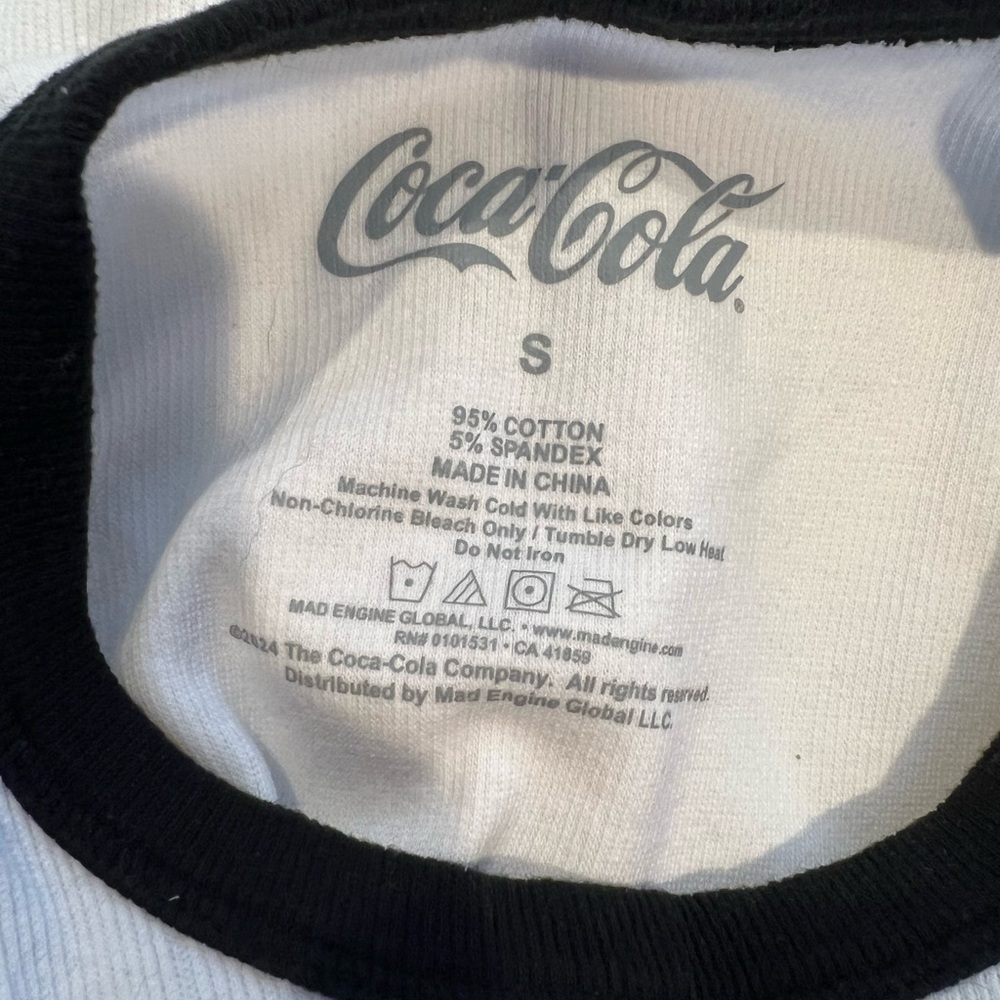Coca-Cola Racing Graphic Tank Top - Size Small - Picture 2 of 4